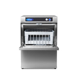 Maxima  Glass Washer - 35 x 35cm - with Drain, Rinse Aid and Soap Pump  - 09200995