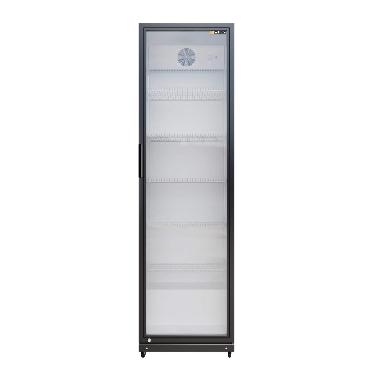 Getränkekühlschrank 373L - Hoch Einzelglastür & LED Beleuchtung- Abschließbar - CS-390W
