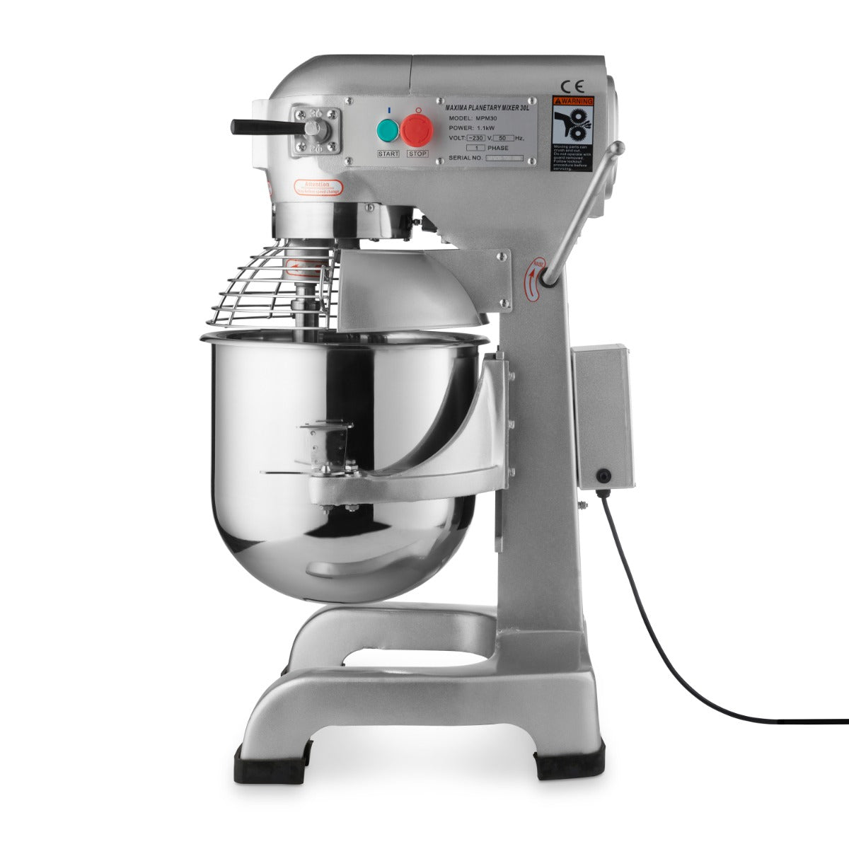 Maxima  Planetary Mixer - 30L - Up to 15kg Dough - 3 Speed  - 09300170