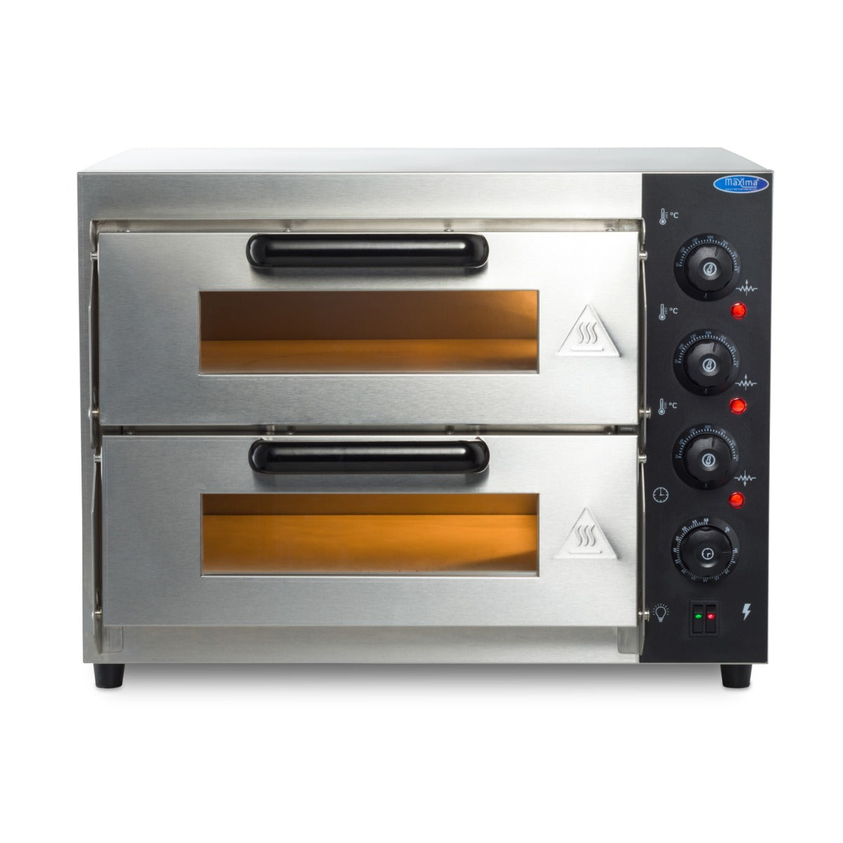 Maxima  Pizza Oven - Fits 2 x Ø40cm Pizzas - Double Deck  - 09362155