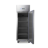 Maxima  Fridge - 600L - 3 Adjustable Shelves (2/1 GN) - on Wheels - Stainless Steel  - 09400000