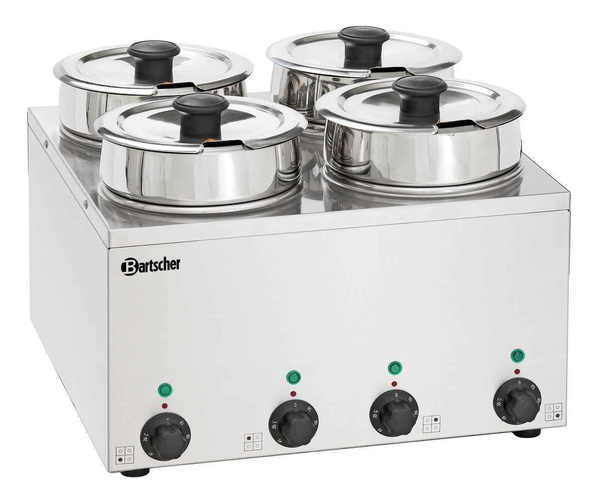 Bartscher Bain Marie Hotpot, 4x pot, 3,5l - 608035