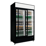 Cubo Drankenkoelkast 525L - 2 Schuifdeuren van glas met luifel voor verkoop - Afsluitbaar - CS-690B-EE