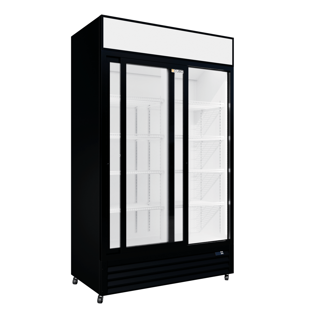 Cubo Drankenkoelkast 525L - 2 Schuifdeuren van glas met luifel voor verkoop - Afsluitbaar - CS-690B-EE