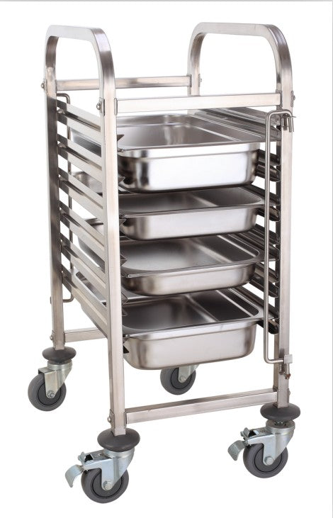CUBO 6-laags GN Trolley RVS CS-T6T