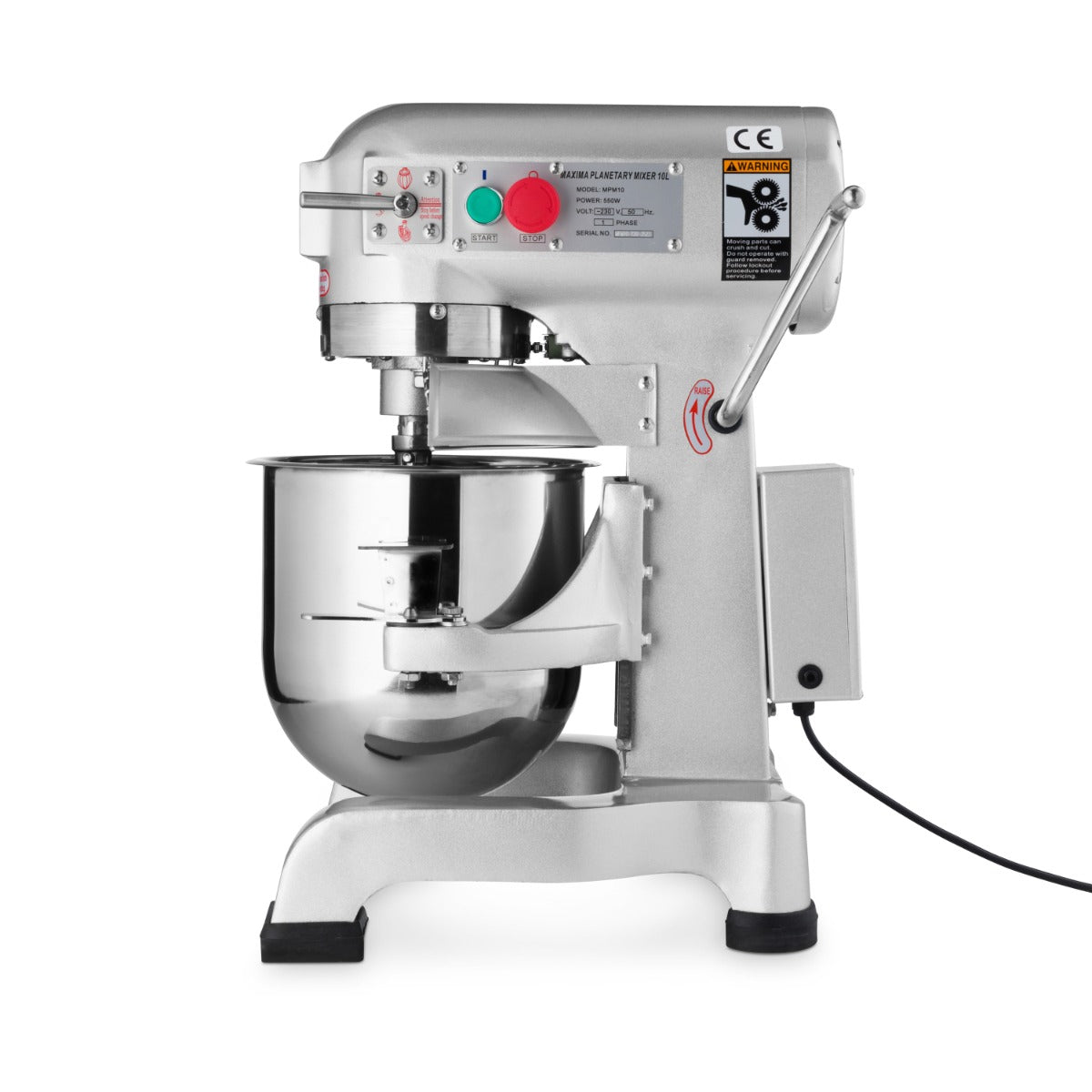 Maxima  Planetary Mixer - 10L - Up to 5kg Dough - 3 Speed  - 09300160