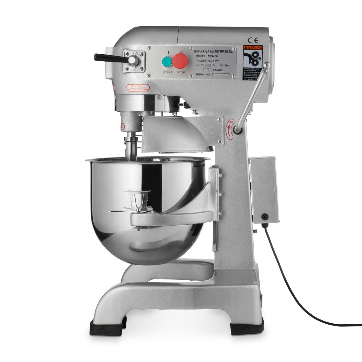 Maxima  Planetary Mixer - 20L - Up to 10kg Dough - 3 Speed  - 09300165