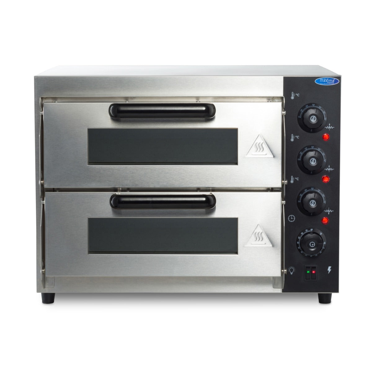 Maxima  Pizza Oven - Fits 2 x Ø40cm Pizzas - Double Deck  - 09362155