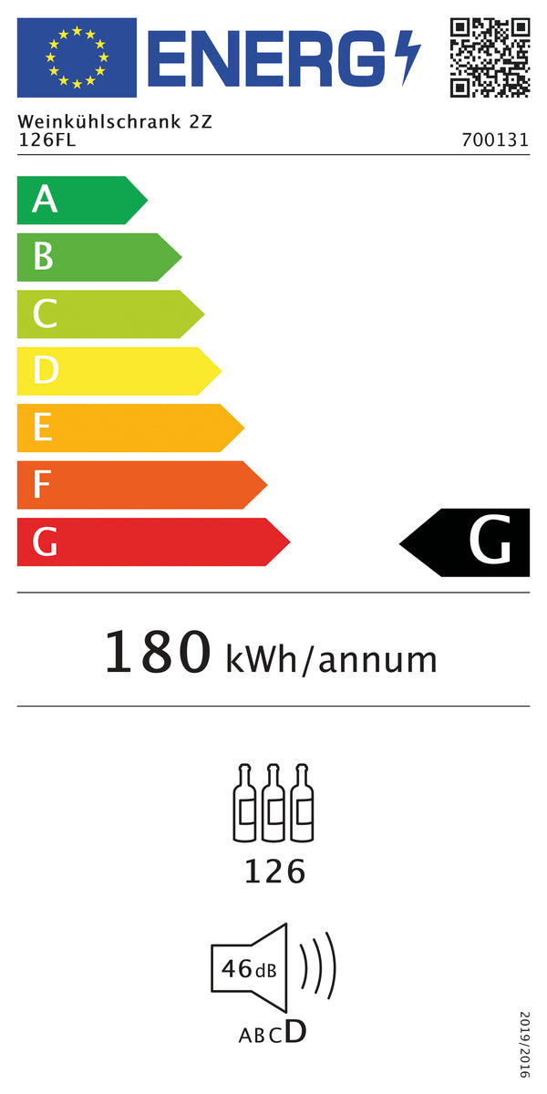 Bartscher Wine cooler 2Z 126FL - 700131