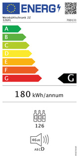 Bartscher Wine cooler 2Z 126FL - 700131