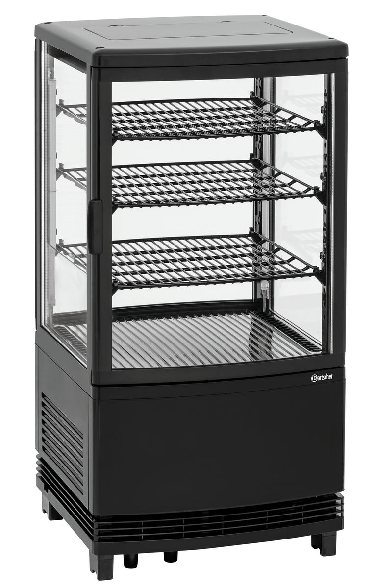 Mini-koelvitrine 64L2T zwart - BARTSCHER