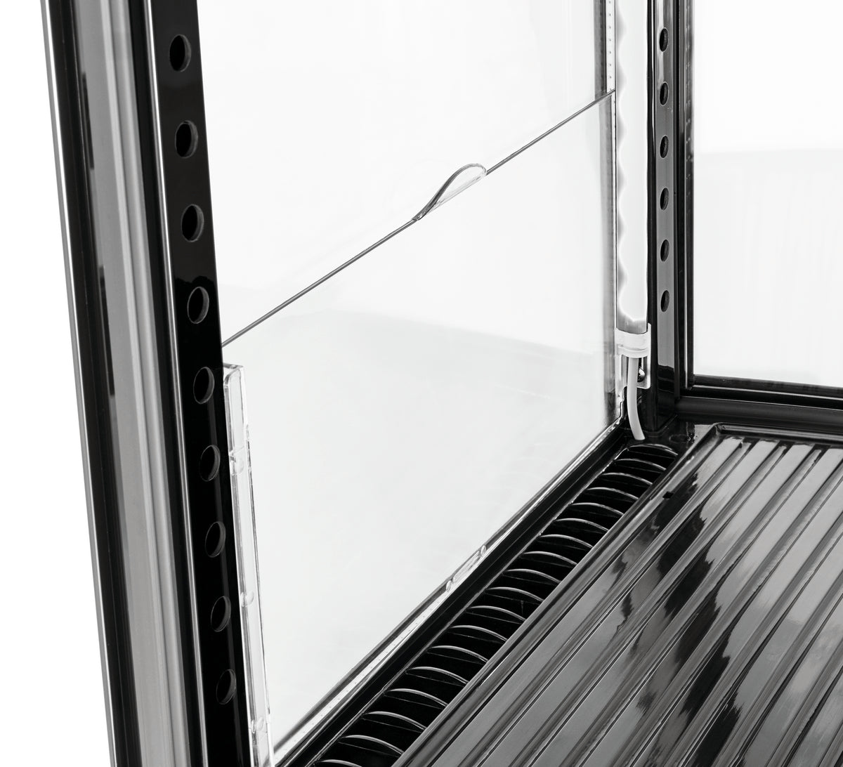 Mini-koelvitrine 64L2T zwart - BARTSCHER