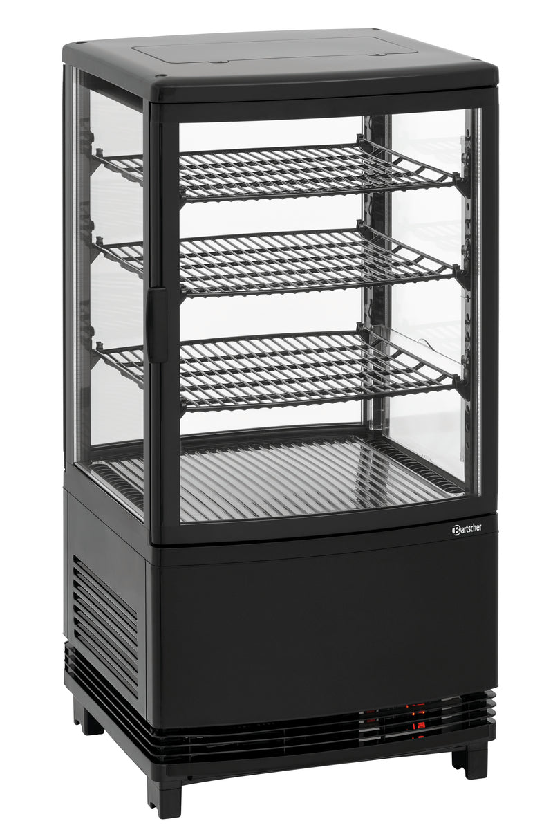 Mini-koelvitrine 64L2T zwart - BARTSCHER