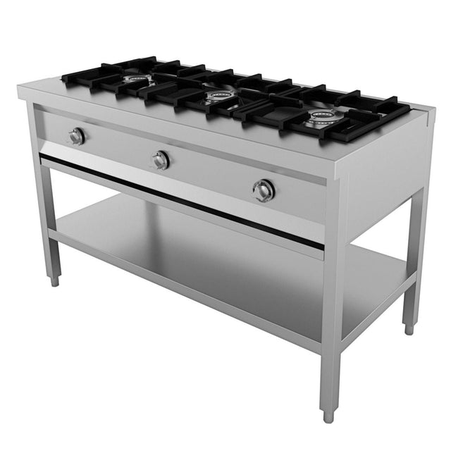 Combisteel Pancake Preparation Table 3 Burner - 7003.0910  Combisteel