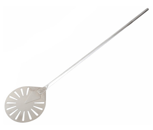 Combisteel Stainless Steel Pizza Shovel Round Perforated 23-142 - 7013.1835  Combisteel