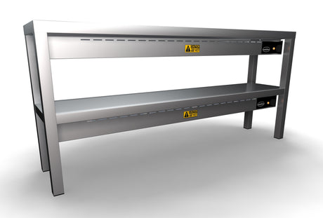 Combisteel Overshelf Ceramic Heated 2 Levels 1400 With 8 Heaters Of 250W - 7020.0740