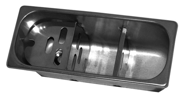 Combisteel Sink For Ice Cream Scoop 270X110X120  With Water Drain Hole, Water Connection And Overflow Pipe - 7108.0010  Combisteel   