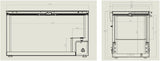 Combisteel Chest Freezer with Stainless Steel Lid 469 Litre - 7151.1115 Chest Freezers Combisteel   