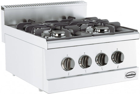 Combisteel 4 Burner Gas Hob Cooking Top Stove - 7178.0010 Commercial Boiling Tops & Gas Hobs Combisteel   