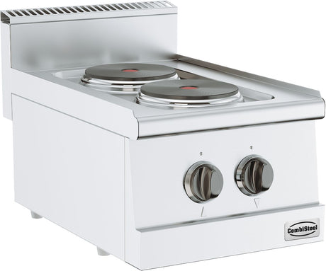 Combisteel Base 600 Electric Range 2 Pl. - 7178.0015  Combisteel