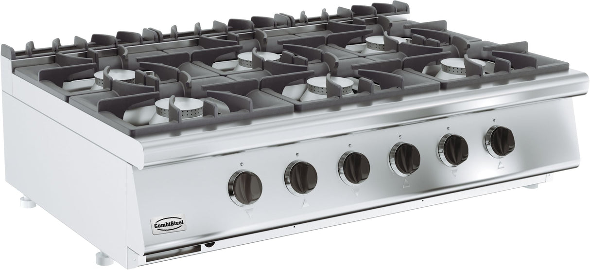 Combisteel Base 700 Gas Range 6 Burner - 7178.0210  Combisteel