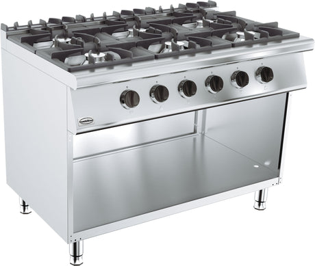 Combisteel Base 700 Gas Range 6 Burner - 7178.0410  Combisteel