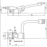 Combisteel Pedalgesteuerter Mischhahn 1 Pedal - 7212.0055