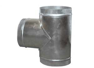 Combisteel T-Piece 90 Degree Complete - 7215.0100 Aluminium Pipe Extraction Ducting Combisteel