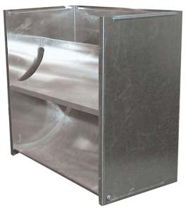 Combisteel Vertical Deflector Hood - 7216.0900 Aluminium Pipe Extraction Ducting Combisteel