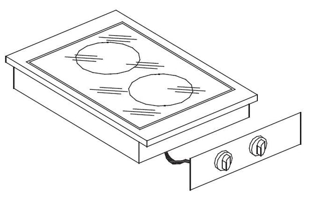 Combisteel Ceramix Range 2 Zones - 7266.0035  Combisteel