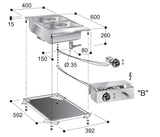 Combisteel Bain-Marie-Einheit - 7266.0090