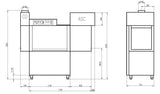 Combisteel Pl Korbförderer für Geschirrspüler Cd - 7280.0090