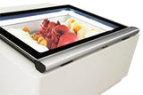 Combisteel Countertop Model Ice Cream Display White  Opens On The Operating Side - 7292.0005