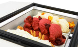 Combisteel Countertop Model Ice Cream Display White  Opens On The Operating Side - 7292.0005