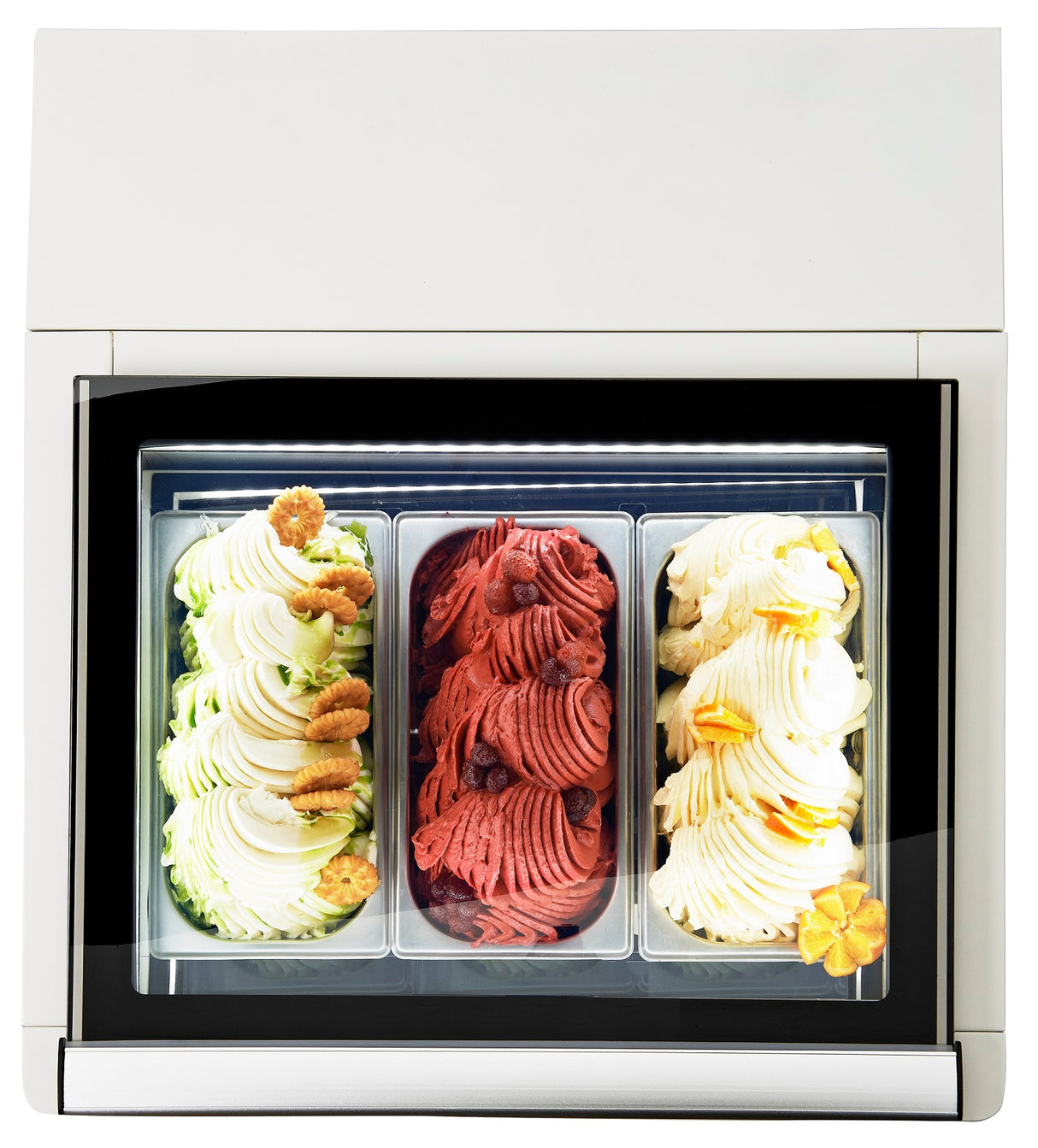 Combisteel Countertop Model Ice Cream Display White  Opens On The Operating Side - 7292.0005