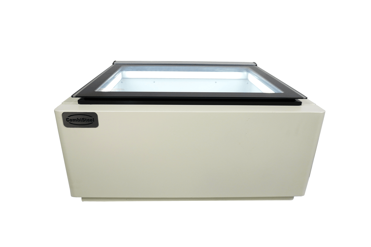 Combisteel Countertop Model Ice Cream Display White  Opens On The Customer Side - 7292.0015