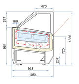 Combisteel Eiscreme-Display Millenium 12 - 7295.0040