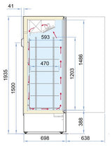 Combisteel Freezer Glass Door Marin Ventilated - 7295.0075