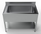 Combisteel Extra Wide Single Pot Wash Catering Sink 1200mm - 7333.1300 Pot Wash Sinks Combisteel   