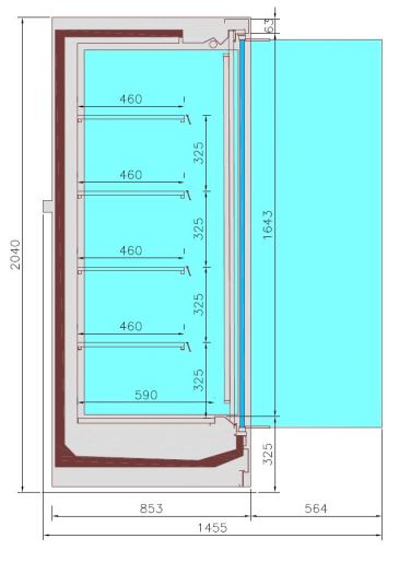 Combisteel Wandmodel Jax 2.6 - Afstandsbediening *Transport op aanvraag* - 7350.0090