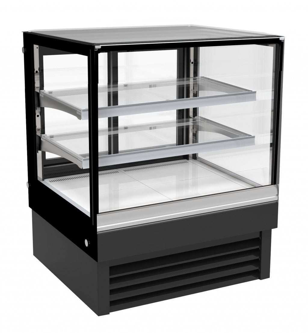 Combisteel Flat Glass Deli Display Fridge 190 Ltr - 7450.0820 Refrigerated Floor Standing Display Combisteel   