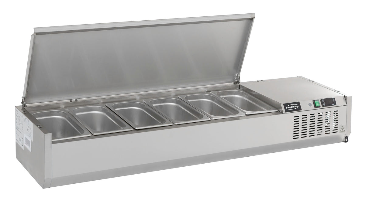 Combisteel Refrigerated Counter Top Stainless Steel Top 1/4 GN - 7450.0025