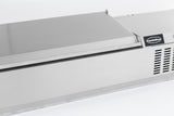 Combisteel Refrigerated Counter Top Stainless Steel Top 1/4 GN - 7450.0025