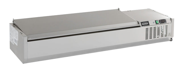 Combisteel Refrigerated Counter Top Stainless Steel Top 1/4 GN X 10 - 7450.0029  Combisteel