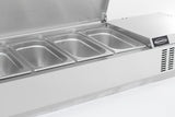 Combisteel Refrigerated Counter Top Stainless Steel Top 1/3 GN X 6 - 7450.0033