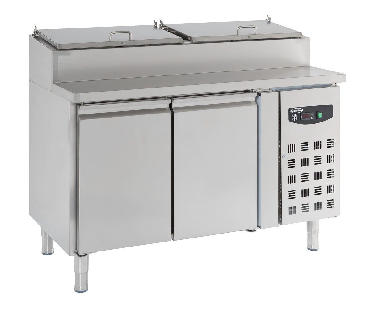 Combisteel Saladette 2 Doors 6X1/3GN Container - 7450.0102 Saladette Counters Combisteel