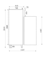 Combisteel Freezer Stainless Steel+Al 600 Ltr Static - 7450.0410