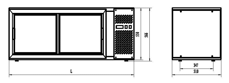 GEBAKSVITRINE - COMBISTEEL