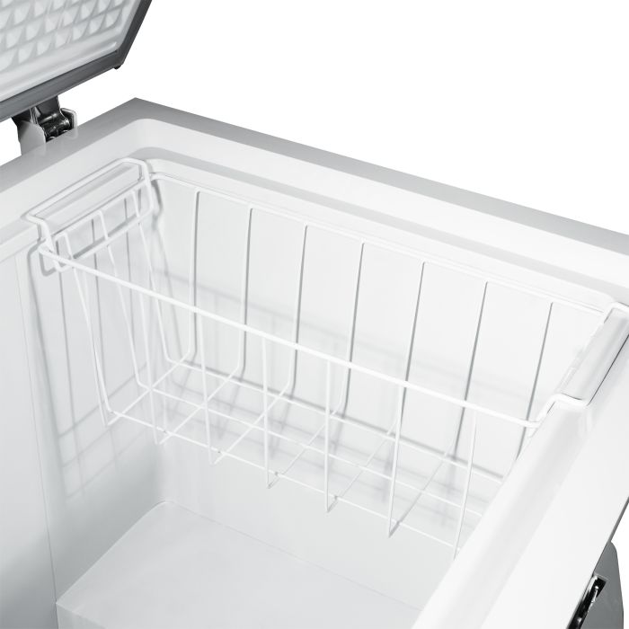 COMBISTEEL Chest Freezer 562L – Stainless Steel Lid – White