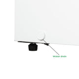COMBISTEEL Chest Freezer 562L – Stainless Steel Lid – White